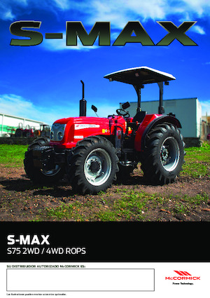 Трактори 4WD (задвиждане на четирите колела) McCormick S 75 Max 