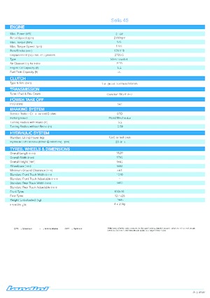 Трактори 4WD (задвиждане на четирите колела) Landini Solis 45