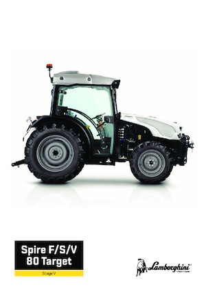 Трактори 4WD (задвиждане на четирите колела) Lamborghini Spire S 80 Target 