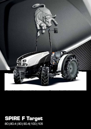 Трактори 4WD (задвиждане на четирите колела) Lamborghini Spire F 105 Target 