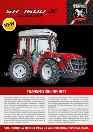 Трактори 4WD (задвиждане на четирите колела) Carraro SR 7600 Infinity