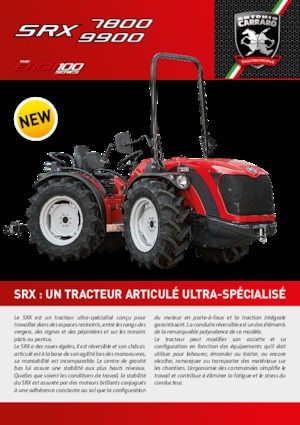 Трактори 4WD (задвиждане на четирите колела) Carraro SRX 7800