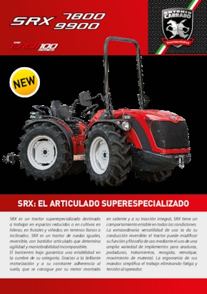 Трактори 4WD (задвиждане на четирите колела) Carraro SRX 9900