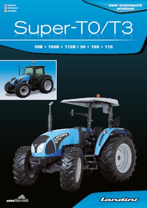 Трактори 4WD (задвиждане на четирите колела) Landini Super 90 