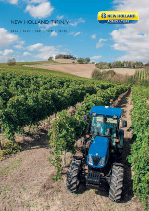 Трактори 4WD (задвиждане на четирите колела) New Holland T4.105N