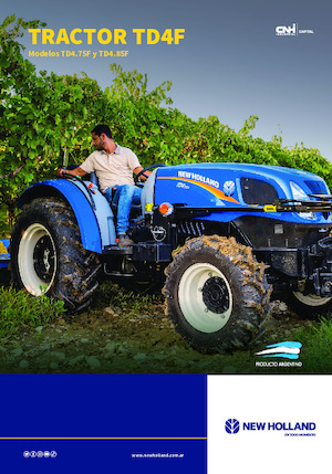 Трактори 4WD (задвиждане на четирите колела) New Holland TD4.75F