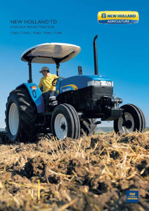Трактори 4WD (задвиждане на четирите колела) New Holland TD70
