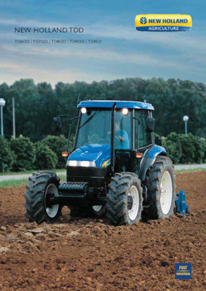 Трактори 4WD (задвиждане на четирите колела) New Holland TD90D Plus