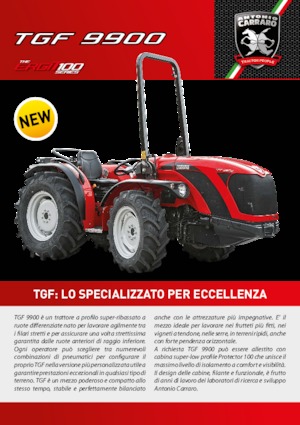 Трактори 4WD (задвиждане на четирите колела) Carraro TGF 9900