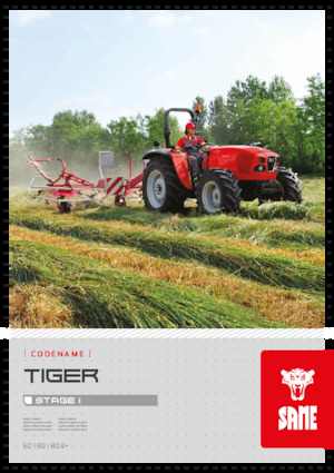 Трактори 4WD (задвиждане на четирите колела) SAME Tiger 50