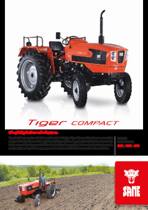 Трактори 4WD (задвиждане на четирите колела) SAME Tiger Compact 35 E