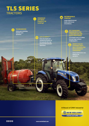 Трактори 4WD (задвиждане на четирите колела) New Holland TL5.90
