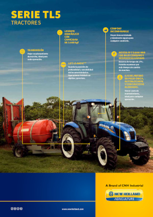 Трактори 4WD (задвиждане на четирите колела) New Holland TL5.90