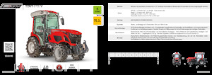 Трактори 4WD (задвиждане на четирите колела) Carraro Tony 8700 V 
