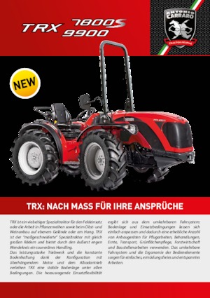 Трактори 4WD (задвиждане на четирите колела) Carraro TRX 7800 S