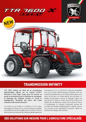 Трактори 4WD (задвиждане на четирите колела) Carraro TRX 9900
