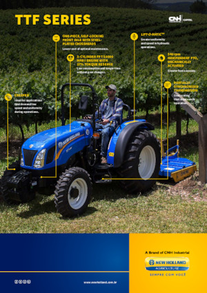 Трактори 4WD (задвиждане на четирите колела) New Holland TT65