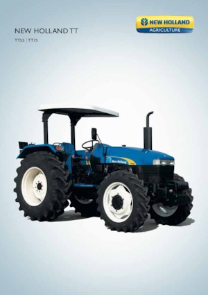 Трактори 4WD (задвиждане на четирите колела) New Holland TT75
