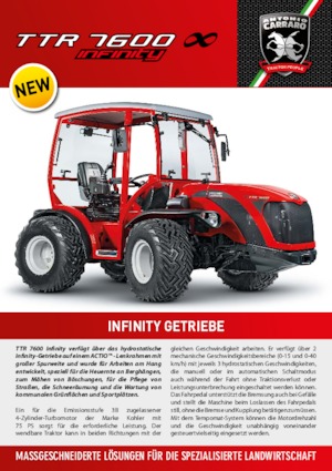 Трактори 4WD (задвиждане на четирите колела) Carraro TTR 7600 Infinity
