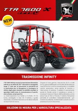 Трактори 4WD (задвиждане на четирите колела) Carraro TTR 7600 Infinity
