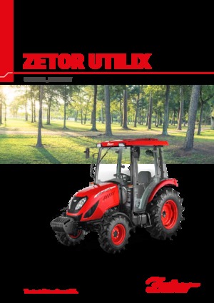 Трактори 4WD (задвиждане на четирите колела) Zetor Utilix HT 55
