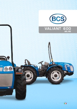 Трактори 4WD (задвиждане на четирите колела) BCS Valiant 600 AR