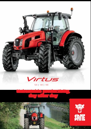 Трактори 4WD (задвиждане на четирите колела) SAME Virtus 120 