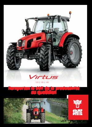 Трактори 4WD (задвиждане на четирите колела) SAME Virtus 140 