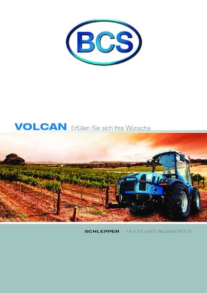 Трактори 4WD (задвиждане на четирите колела) BCS Volcan 750 DS