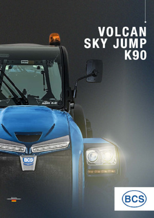Трактори 4WD (задвиждане на четирите колела) BCS Volcan K90 Ai-Tractor 