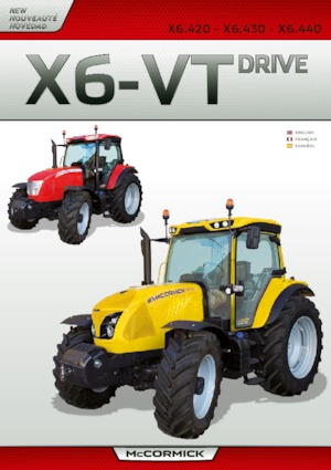 Трактори 4WD (задвиждане на четирите колела) McCormick X6.430VT-Drive