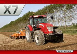 Трактори 4WD (задвиждане на четирите колела) McCormick X7.650 P6-Drive