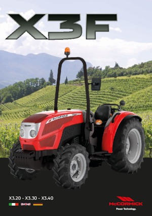 Трактори 4WD (задвиждане на четирите колела) McCormick X3.30F