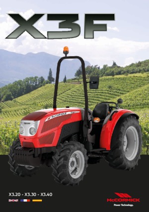 Трактори 4WD (задвиждане на четирите колела) McCormick X3.30F