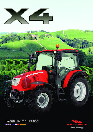 Трактори 4WD (задвиждане на четирите колела) McCormick X4.080