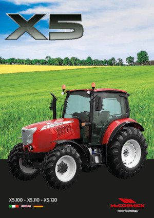 Трактори 4WD (задвиждане на четирите колела) McCormick X5.110 Efficient