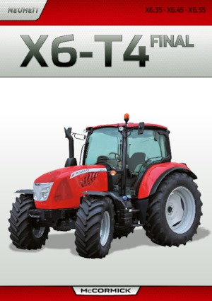 Трактори 4WD (задвиждане на четирите колела) McCormick X6.55