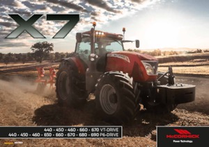 Трактори 4WD (задвиждане на четирите колела) McCormick X7.450 VT-Drive