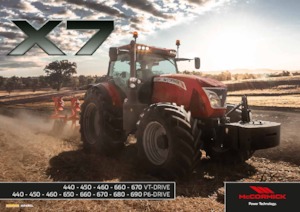 Трактори 4WD (задвиждане на четирите колела) McCormick X7.450 VT-Drive