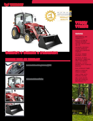 Трактори 4WD (задвиждане на четирите колела) Yanmar YT235V-R