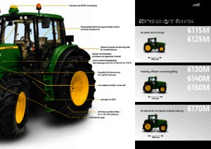 Трактори 4WD (задвиждане на четирите колела) John Deere 6170 M Plus