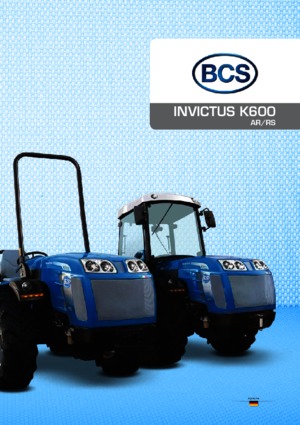 Трактори 4WD (задвиждане на четирите колела) BCS Invictus K600 AR