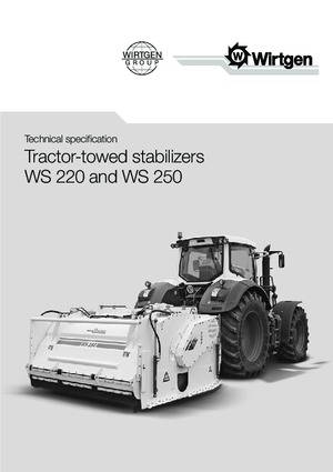 Машина за рециклиране на пътища - студено рециклиране Wirtgen WS 2500