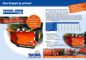 Регулируеми снегорини Tuchel Vario 270