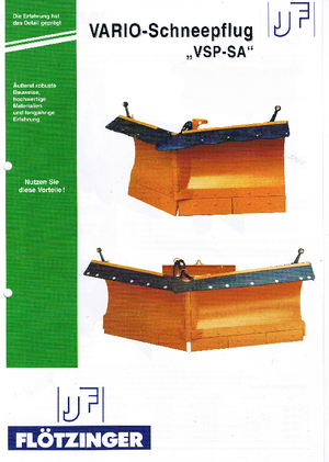 Регулируеми снегорини Flötzinger VSP SA 320