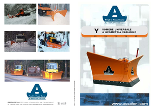 Регулируеми снегорини Assaloni Y 3 N