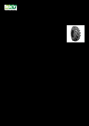 Гуми за селскостопански машини BKT TR 136 18.4 - 30