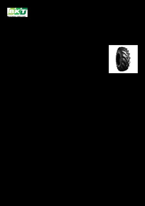 Гуми за селскостопански машини BKT TRAC FARM PLUS 12.4 - 28