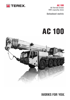 Кранове за всякакви терени Terex-Demag AC 100 (10x8x8)