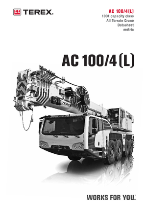 Кранове за всякакви терени Terex-Demag AC 100/4 (8x6x8)
